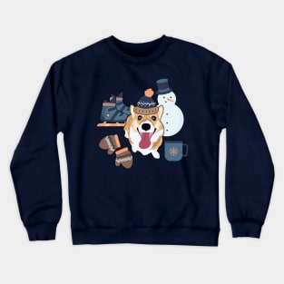 Winter Essentials Corgi Crewneck Sweatshirt